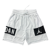 White and Black Jordan Shorts
