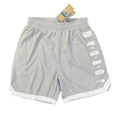 Gray and White Jordan Shorts
