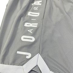 Gray and White Jordan Shorts