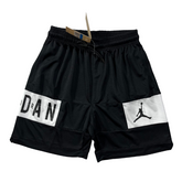 Black and White Jordan Shorts