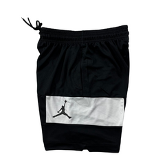 Black and White Jordan Shorts