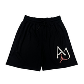 Black and White Jordan Shorts