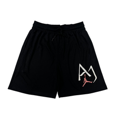 Black and White Jordan Shorts