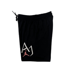 Black and White Jordan Shorts