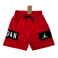 Shorts Jordan Vermelho e Preto