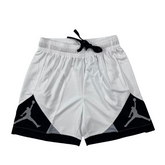 White and Black Jordan Shorts