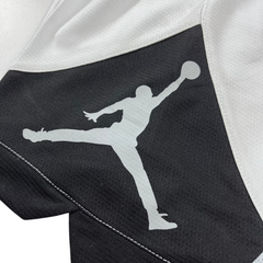 White and Black Jordan Shorts
