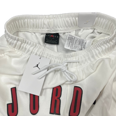 White and Red Jordan Shorts