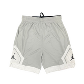 Gray and White Jordan Shorts