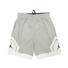 Gray and White Jordan Shorts