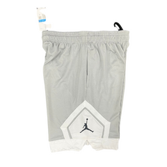 Gray and White Jordan Shorts