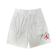Jordan Flight Shorts White, Black and Red