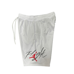 Jordan Flight Shorts White, Black and Red