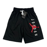Black, White and Red Jordan Shorts