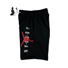 Shorts Jordan Preto, Branco e Vermelho