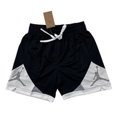 Black and White Jordan Shorts
