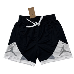 Black and White Jordan Shorts