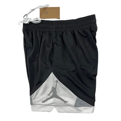 Black and White Jordan Shorts