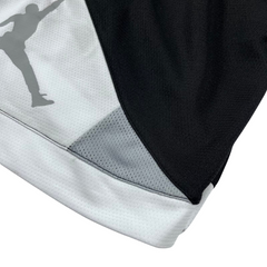 Black and White Jordan Shorts