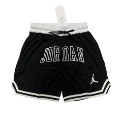 Black and White Jordan Shorts