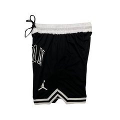 Black and White Jordan Shorts