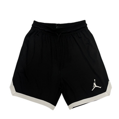 Black and White Jordan Shorts