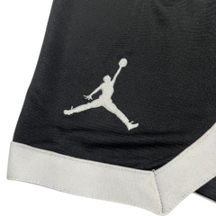 Black and White Jordan Shorts