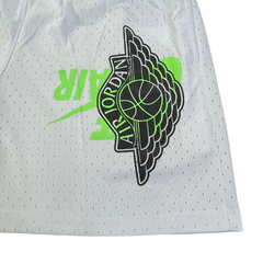 Nike Air Jordan Shorts White, Black, Green and Red