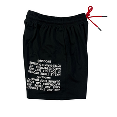 Nike Air Jordan Shorts Black, White and Red
