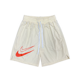Beige and Red Nike Shorts