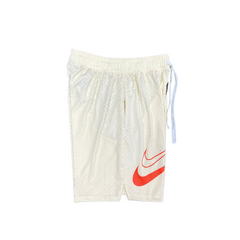 Beige and Red Nike Shorts