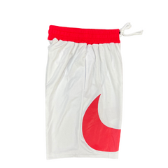 White and Red Nike Shorts