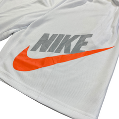 White, Gray and Orange Nike Shorts