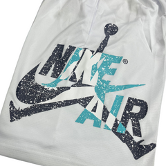 Nike Air Jordan Shorts White, Gray and Blue