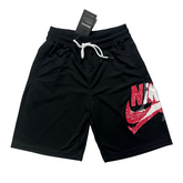 Nike Air Jordan Shorts Black, Red and White