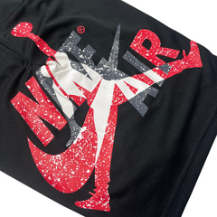 Nike Air Jordan Shorts Black, Red and White