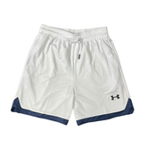 Short Under Armor White and Blue