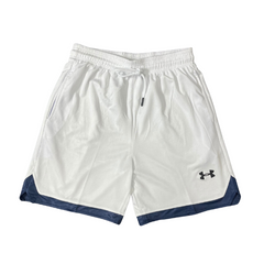 Short Under Armor White and Blue