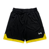 Shorts Under Armour Preto e Amarelo