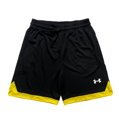 Under Armour Black and Yellow Shorts