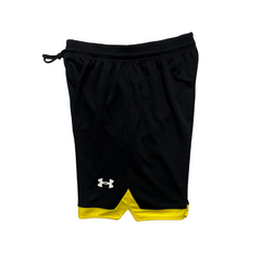 Under Armour Black and Yellow Shorts