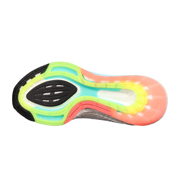 Tênis Adidas Ultraboost Light Preto, Laranja e Azul - VENI Futebol