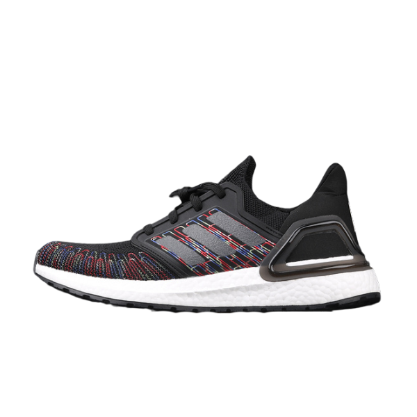 Tenis Adidas Ultraboost Light Preto Vermelho e Azul VENI Futebol