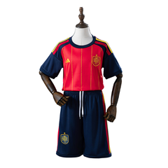 Camisa de Futebol Spain + Shorts Kit Adidas 2026 Principal - Kit Infantil