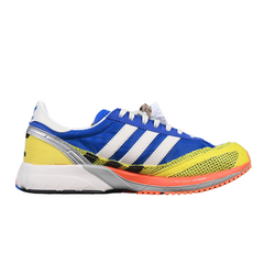 Zapatillas Adidas Adizero 72SL X Bad Bunny azules y amarillas