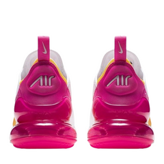 Tênis Nike Air Max 270 React Laser Fuschia University Gold
