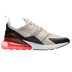 Nike Air Max 270 React Light Bone & Hot Punch