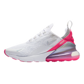 Tênis Nike Air Max 270 React White Laser Fuschia
