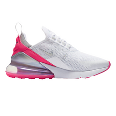 Nike Air Max 270 React White Laser Fuschia
