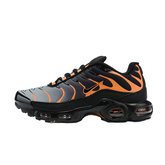 Nike Air Max Plus TN White, Black and Orange Sneakers